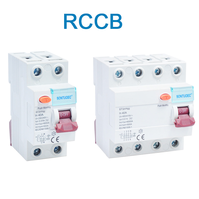 4P 40A/10mA tira kasalukuyang circuit breaker