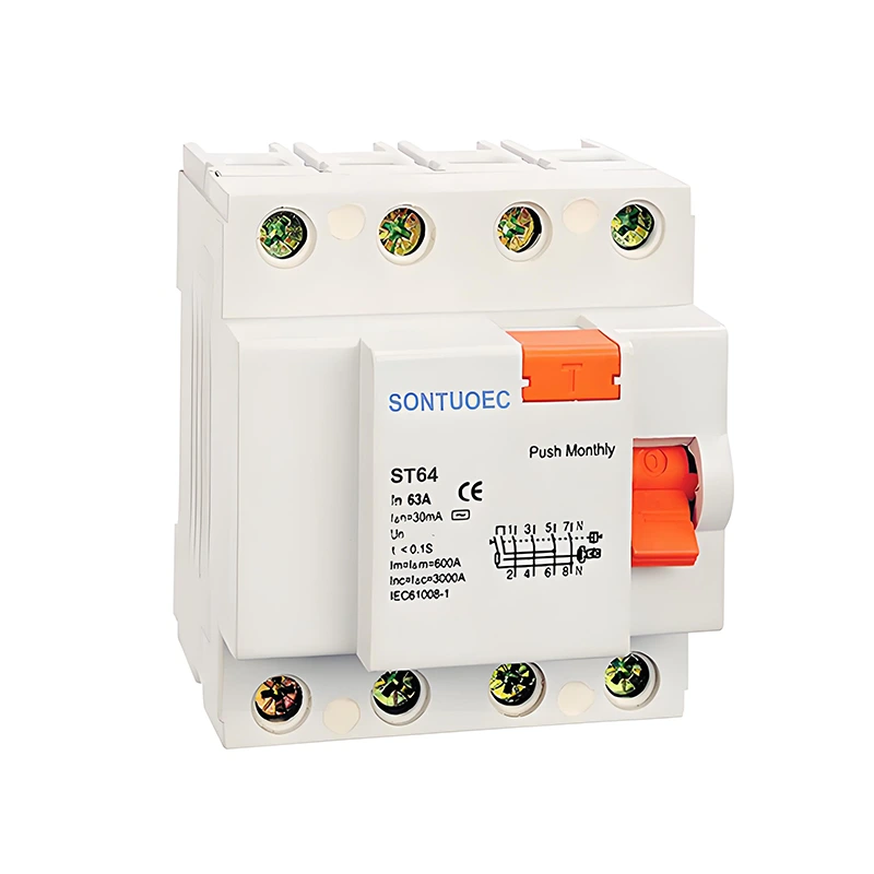 4P 63A /30mA tira kasalukuyang circuit breaker