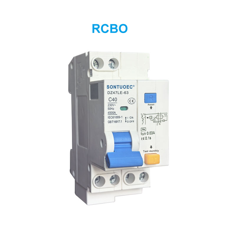 Dz47le-63 RCBO Series Leakage Kasalukuyang Circuit Breaker
