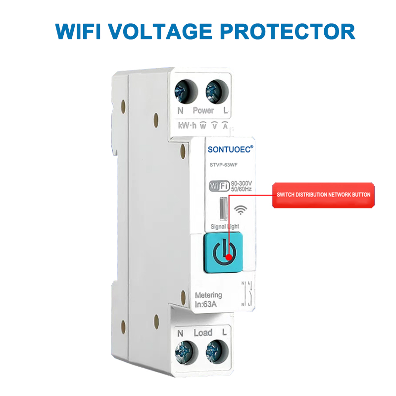Intelligent Rail Type WiFi boltahe Protector