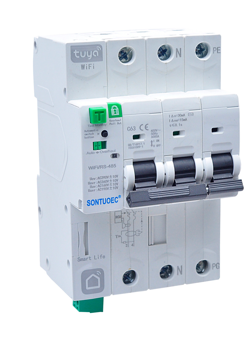 IoT 4G circuit breaker wifi tuya app remote control wireless remote