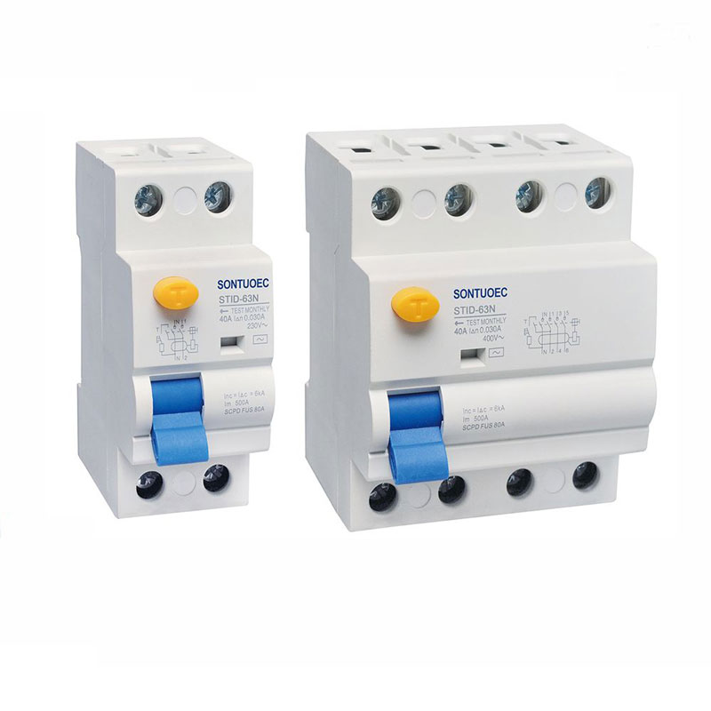 63A/100mA tira Kasalukuyang circuit breaker RCCB