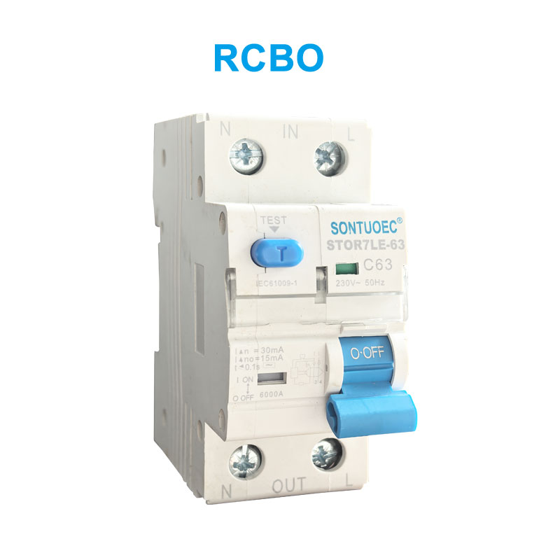 SONTUOEC STRO7LE-63 Maliit na Leakage Protection Circuit Breaker RCBO