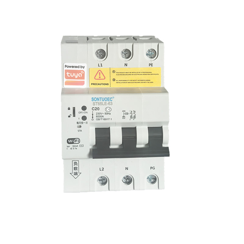 WiFi ST65LE-63wf2 Serye Multi Functional IoT Intelligent RCBO Intelligent Circuit Breaker